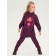 Sweatshirt for girls, height 110 cm, burgundy color