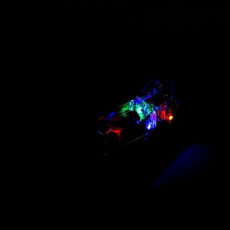 Helicopter "gears", works on batteries, light and sound, color mix-5