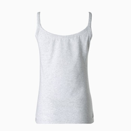 T -shirt female, color gray melange, size 52-3