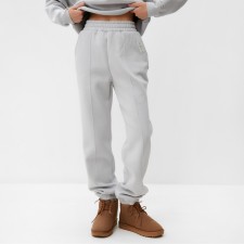 Joggers Women's Mist Cozy Style, Gray, Size 48