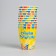 A one -time paper glass "Happy Birthday" candles and garlands 250 ml