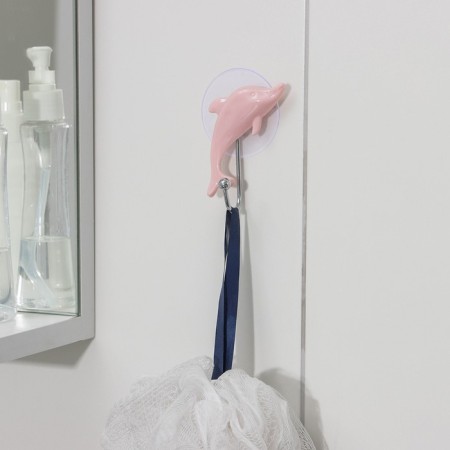Hook on the vacuum suction cup "dolphin", color MICC