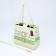 Female bag, lightning tout, green color