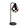 Carlton 4, 1x60W E27 table lamp, black color