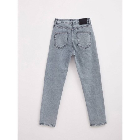 Women's jeans CONTE Elegant Straight Leg, XS size, Acid Grey color-4