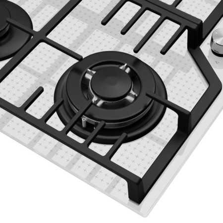 Hlect surface Maunfeld EGHG.64.73CW/G, gas, 4 burners, white-11