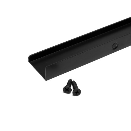 Profile handle Cappio RT001BL, l = 400 mm, m/o 256 mm, black color black-5
