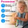 Developing Game-Snowing “Funny Beads. Gather the figure ", with cards and puzzles, according to the Montessori methodology