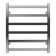 Terminus heated towel rail "Noto" P6, 500x600 mm, lower connection, chrome