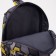 A backpack with a zipper, an outer pocket, a reflective strip, the color is gray