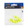 Cargo bullet-excentric stained collapsible Yaman 10 pcs., 3 g, yellow