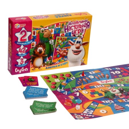 Table interactive game "ABC and score", Buba-4