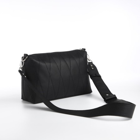 Women's bag over the shoulder Textura, average size, black color-2