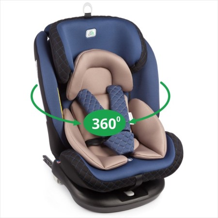 Carryress Smart Travel Boss ISOFIX, group 0+/I/II/III, blue