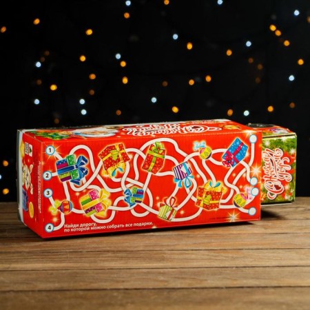 Gift box "Red" truck with animation and game, 34.5 x 11 x 11 cm-2