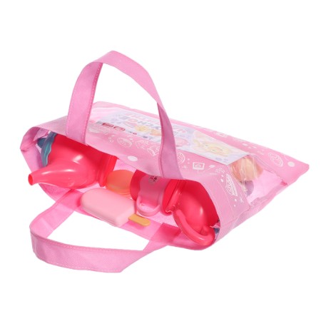 Game set of dishes "Tasty tea drinking", in a purse-7