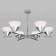 Ceiling chandelier with Plane Rylee, 60W, E27, 73x73x40 cm