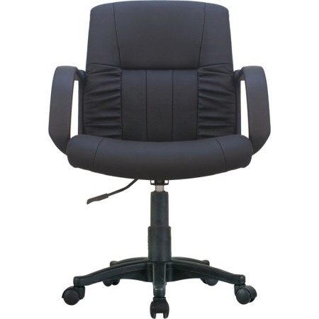 A chair for the operator Brabix Hit MG-300, with armrests, eco-leather, black-1
