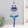 Wind music metal, plastic from the evil eye "Eye with 5 blue bells" 42x11x2.8 cm