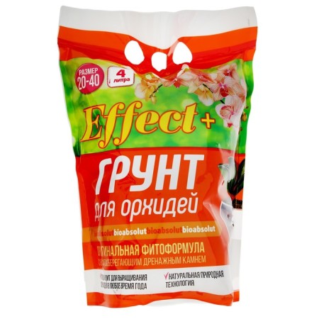 Soil for Effect+orchids, with drainage stone, fraction 20-40, 4 liters-2