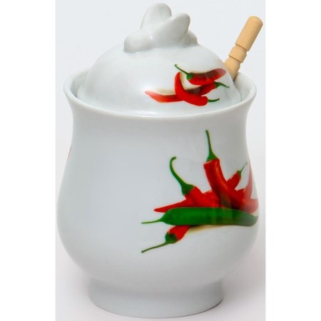 A jar for honey with a spoon GUTERWAHL PARTY TIME "Chile"