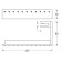 LED mirror lamp, glass; chrome - rhinestones, lineag