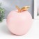 Souvenir Polystone stand "Pink apple" 20.5x16x18 cm
