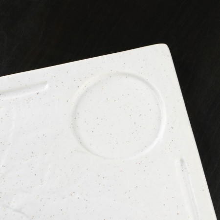Porcelain dish for supply to Magistro Slate, 33.5 × 24 cm, white color-3