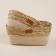 A set of baskets for storing manual weaving, cotton, corn, 2 pcs: 28x18x10, 30x20x12 cm