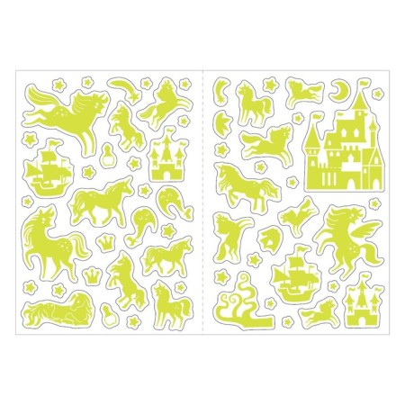 Book with luminous stickers "Country of Wonders", 60 stickers, 4 p.-2