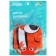 A nursery cap “Fish”, fabric, girth 46-52 cm, Orange color