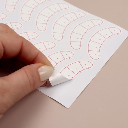 A set of patches for isolation of lower eyelashes and makeup, with a spill, 10 sheets-2