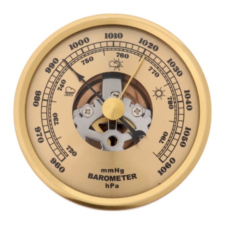 Barometer with gear, mechanical, wall, d = 7cm