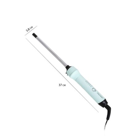 Pioneer HS-10124 curling iron, ceramics, d = 10 mm, up to 200 ° C, turquoise-8