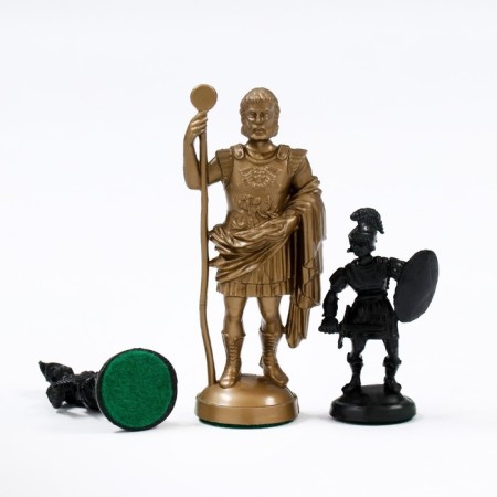Chess Polish Wooden Madon "Spartan", 49 x 49 cm, King H-10 cm, weighted-6