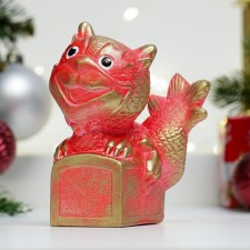 Фигура "Красный дракон" 10х7см