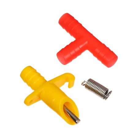 Nippel drinker for rabbits, for cage, plastic, mix, Greengo-1