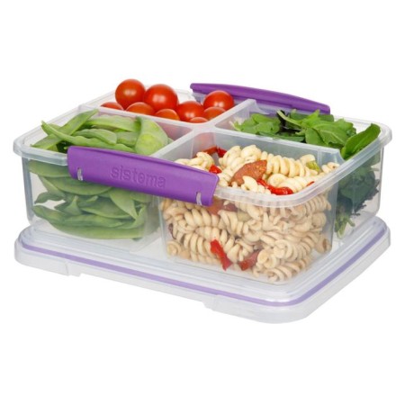 Container rectangular four -section, 1.74 liters-11