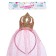 Carnival rim "crown" with a veil