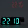 Clock - Electronic desk an alarm clock with a projection on the ceiling, thermometer, calendar, USB