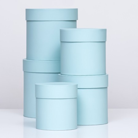 A set of hats 5 in 1 "Mint", 20 × 20 × 20-13.5 × 13.5 × 13.5 cm