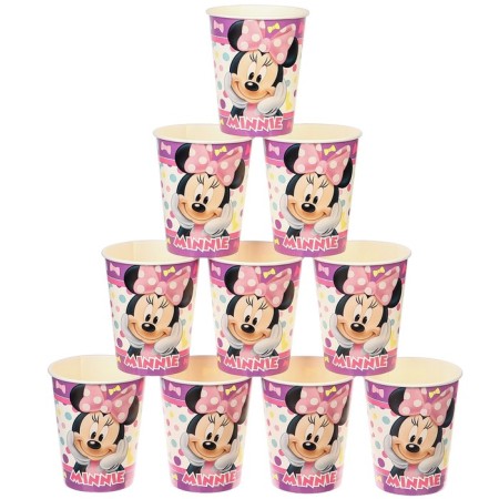 A glass of paper, "Happy Birthday!", 250 ml, Minnie Mouse-3