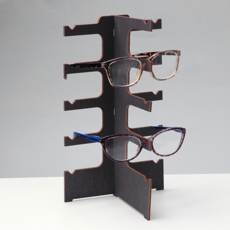 Eco -point stand “Eco” 5 seats, 14.5 × 12 × 28cm, plywood, dark color-2