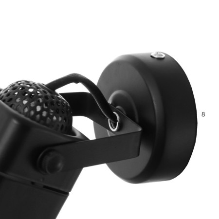 Spot "Cube" GU10 Black 8x8x14.5cm-4