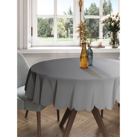 The tablecloth "Gray gradient", round, Saten, d = 150 cm