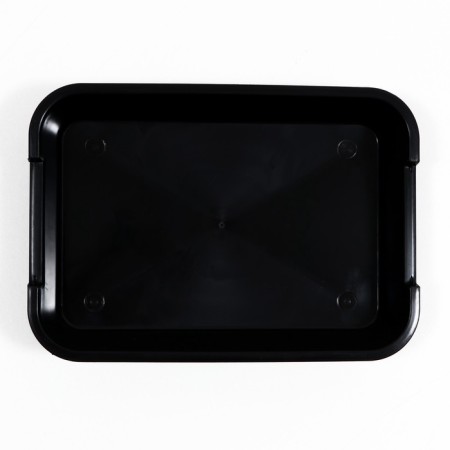 Average toilet without a mesh 36 x 26 x 6.5 cm, black-4