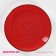 Plate Ceramic dinner shade "Sea World", d = 27 cm, red color