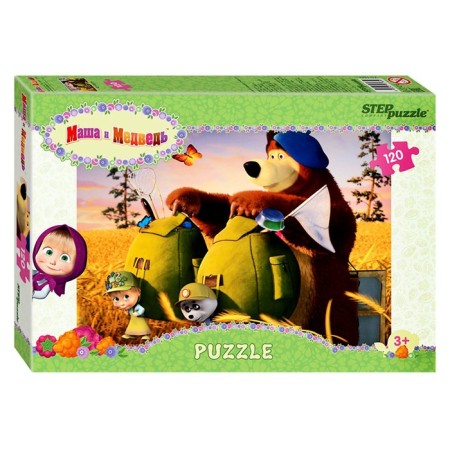 Puzzle "Masha and the Bear - 2", 120 elements, mix