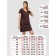 Women's dress, size 56, brown color