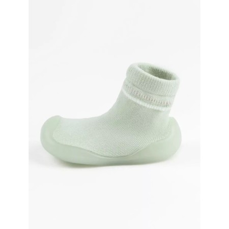 Boots-knees children's First STEP with a breathing sole, size 24, color green-2